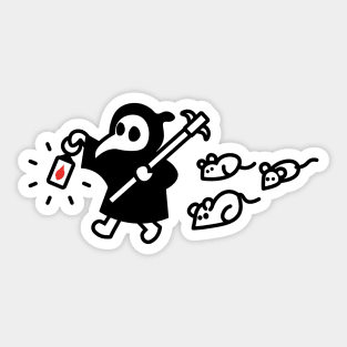 Plague Doctor's Loyal Followers Sticker